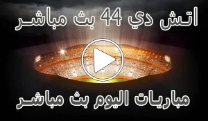 أخبار اتش دي 44 بث مباشر | HD44 | مباريات اليوم بث مباشر | HD 44 - كورة جول